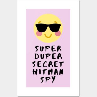 Super Duper Secret Hitman Spy Posters and Art